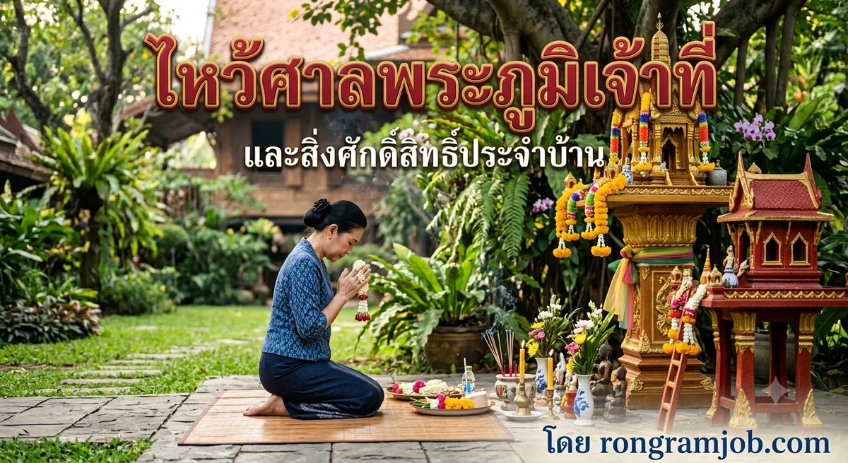 ไหว้ศาลพระภูมิเจ้าที่ ไหว้ศาลพระภูมิเจ้าที่